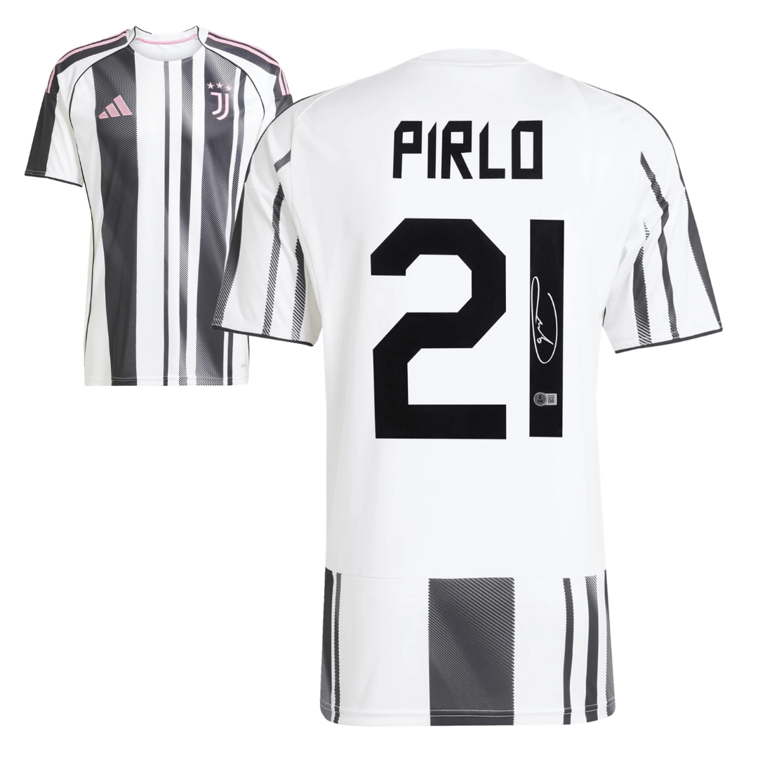 Andrea Pirlo Signed Juventus FC 2025-26 Soccer Jersey #21 with Beckett COA